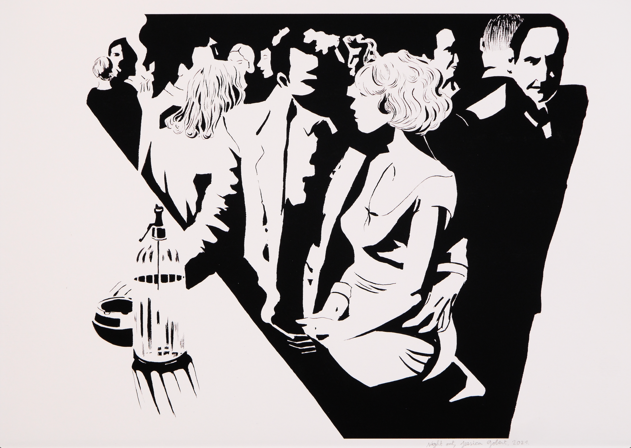 Night Out, 29,7cm x 42cm, Jessica Gobert