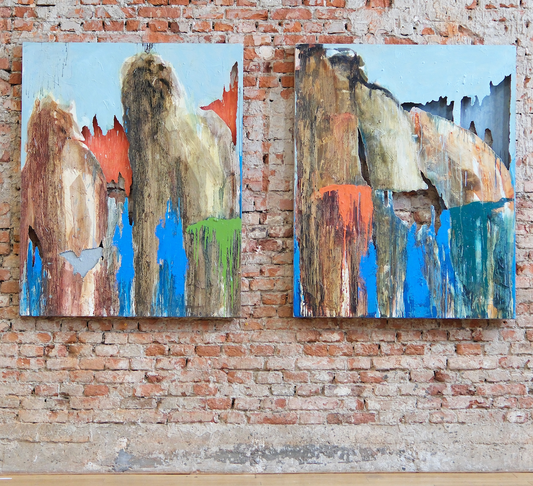 Skoči, 160x130cm+160x130cm, Mia Markušić