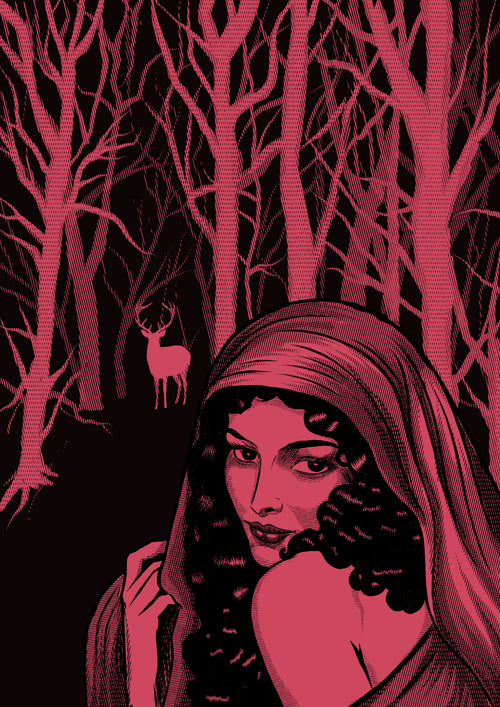 Deer Lady, 75x50cm, Zvonimir Haramija