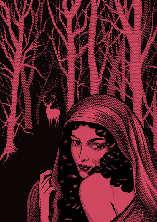 Deer Lady, 75x50cm, Zvonimir Haramija